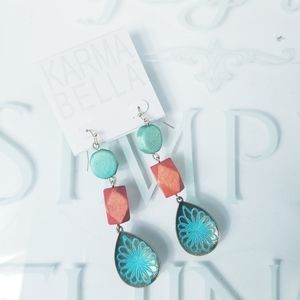 Karma Bella Boho Bohemian Jewelry Earrings